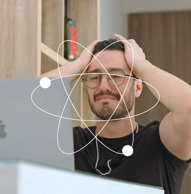 Software engineer looking lost