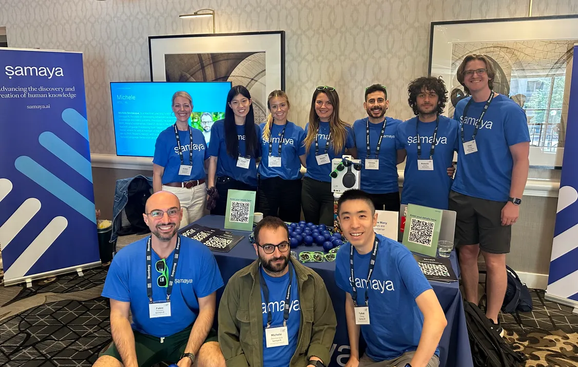 Samaya team at SIGIR conference in Washington DC