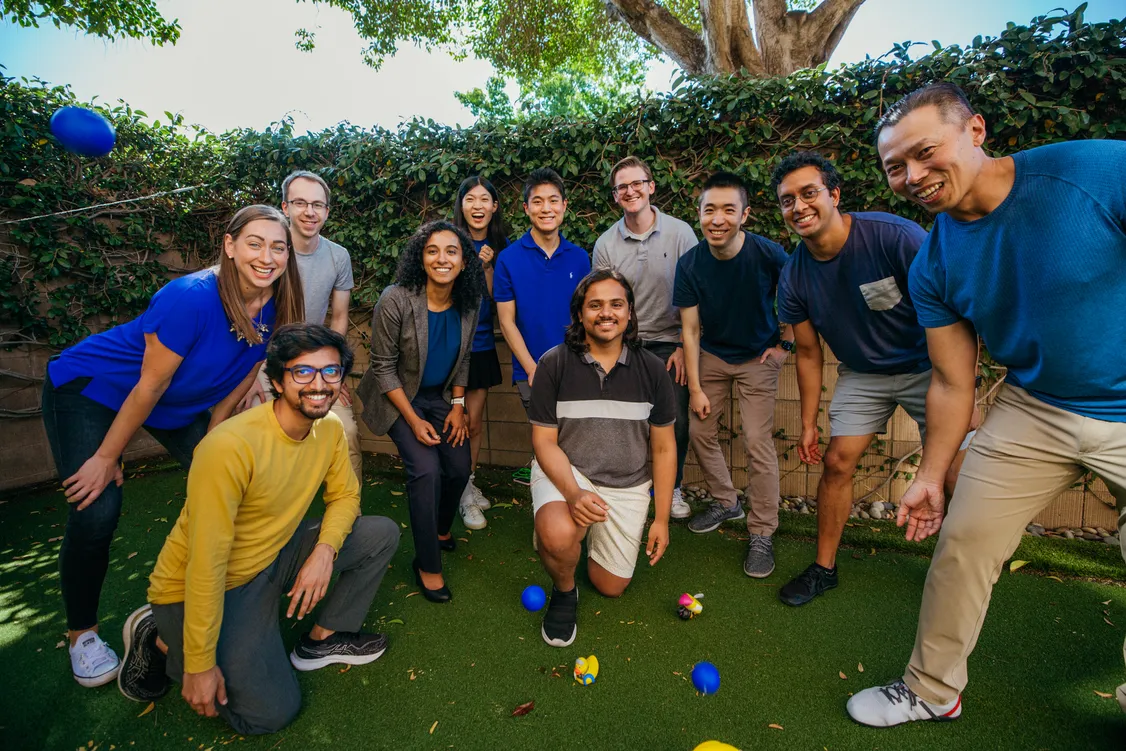 Samaya team group shot in Palo Alto, CA