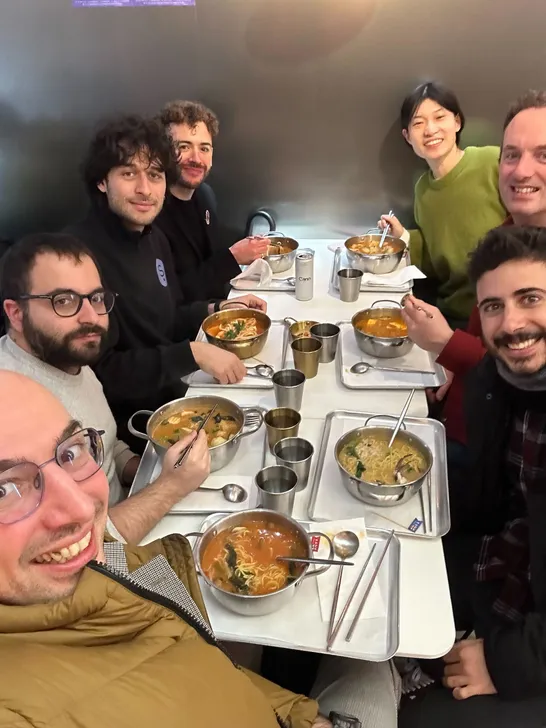 Samaya team eating hotpots together